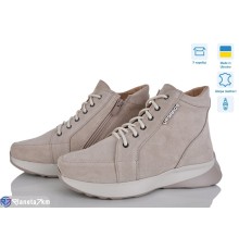 Черевики жіночі на зиму (6 пар р.36-41) бежевий  "NATALI"