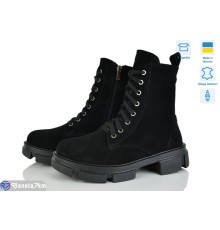 Черевики жіночі на зиму (7 пар р.36-42) чорний  "NATALI"