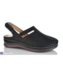 Туфлі жіночі на літо (8 пар р.37-42) чорний  "ZORINA"