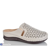 Жіночі сабо на літо (8 пар р.37-42) бежевий  "ZORINA"