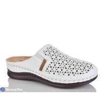 Жіночі сабо на літо (8 пар р.37-42) білий  "ZORINA"