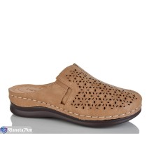 Жіночі сабо на літо (8 пар р.37-42) коричневий  "ZORINA"