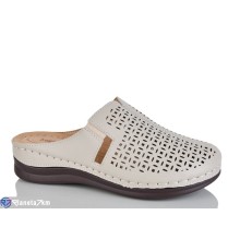 Жіночі сабо на літо (8 пар р.37-42) бежевий  "ZORINA"