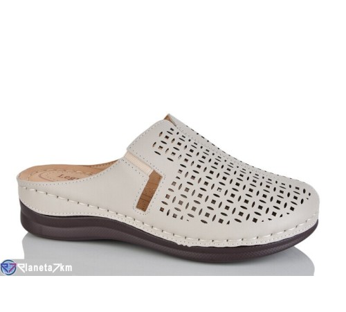 Жіночі сабо на літо (8 пар р.37-42) бежевий  "ZORINA"