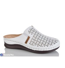 Жіночі сабо на літо (8 пар р.37-42) білий  "ZORINA"