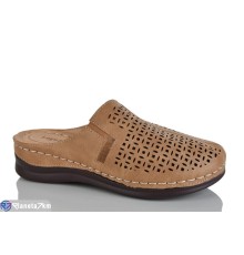 Жіночі сабо на літо (8 пар р.37-42) коричневий  "ZORINA"