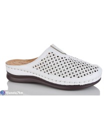 Жіночі сабо на літо (8 пар р.37-42) білий  "ZORINA"