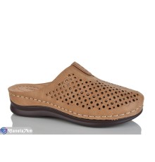 Жіночі сабо на літо (8 пар р.37-42) коричневий  "ZORINA"