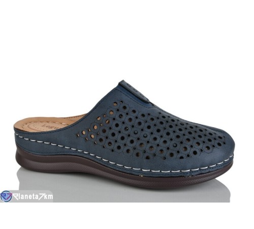 Жіночі сабо на літо (8 пар р.37-42) синій  "ZORINA"