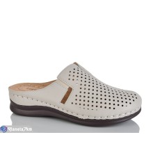 Жіночі сабо на літо (8 пар р.37-42) бежевий  "ZORINA"