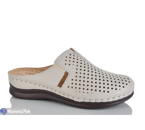 Жіночі сабо на літо (8 пар р.37-42) бежевий  "ZORINA"