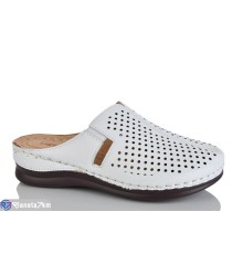 Жіночі сабо на літо (8 пар р.37-42) білий  "ZORINA"