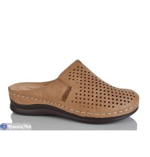 Жіночі сабо на літо (8 пар р.37-42) коричневий  "ZORINA"