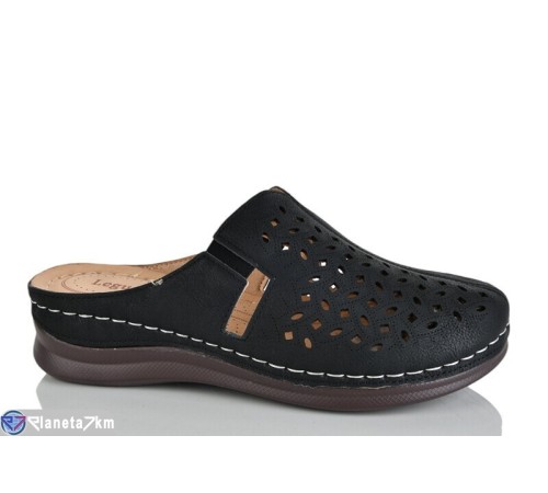 Жіночі сабо на літо (8 пар р.37-42) чорний  "ZORINA"