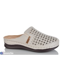 Жіночі сабо на літо (8 пар р.37-42) бежевий  "ZORINA"