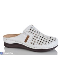 Жіночі сабо на літо (8 пар р.37-42) білий  "ZORINA"