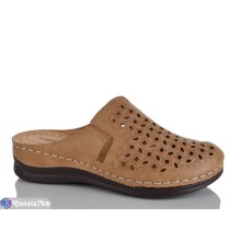 Жіночі сабо на літо (8 пар р.37-42) коричневий  "ZORINA"