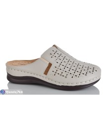 Жіночі сабо на літо (8 пар р.37-42) бежевий  "ZORINA"