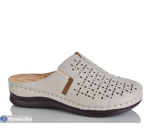 Жіночі сабо на літо (8 пар р.37-42) бежевий  "ZORINA"