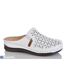 Жіночі сабо на літо (8 пар р.37-42) білий  "ZORINA"