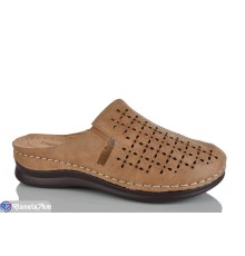 Жіночі сабо на літо (8 пар р.37-42) коричневий  "ZORINA"