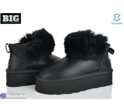 Уггі жіночі на зиму (6 пар р.36-41) чорний  "BIG"