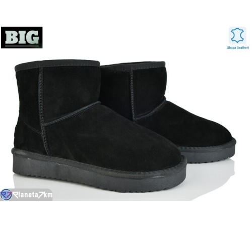 Уггі жіночі на зиму (6 пар р.36-41) чорний  "BIG"