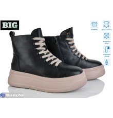 Черевики жіночі на зиму (6 пар р.36-41) чорний  "BIG"