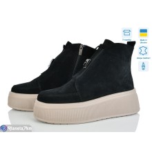 Черевики жіночі на зиму (6 пар р.37-40) чорний  "Linda"