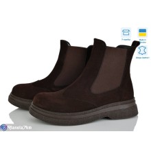 Черевики жіночі на зиму (6 пар р.37-40) коричневий  "Linda"