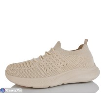 Кросівки жіночі на весну/осінь (8 пар р.36-41) бежевий  "LORETA"