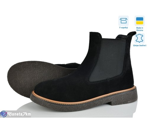 Черевики жіночі на весну/осінь (6 пар р.37-40) чорний  "Linda"