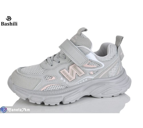 Дитячі кросівки на весну/осінь (8 пар р.32-37) сірий  "Башили"