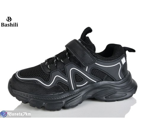 Дитячі кросівки на весну/осінь (8 пар р.32-37) чорний  "Башили"