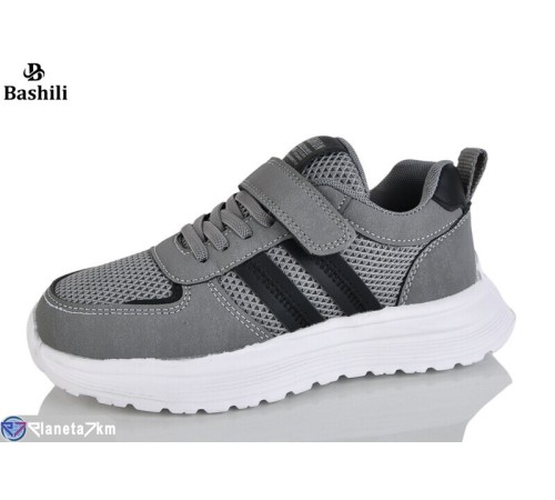 Дитячі кросівки на весну/осінь (8 пар р.32-37) сірий  "Башили"