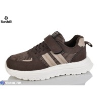 Дитячі кросівки на весну/осінь (8 пар р.32-37) коричневий  "Башили"