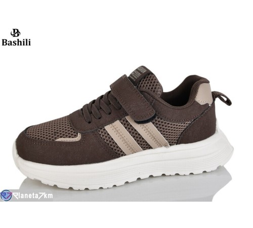 Дитячі кросівки на весну/осінь (8 пар р.32-37) коричневий  "Башили"