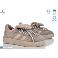 Кросівки жіночі на зиму (6 пар р.36-41) бежевий  "Viscala"