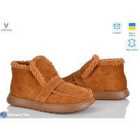 Черевики жіночі на зиму (6 пар р.36-41) оранжевий  "Viscala"