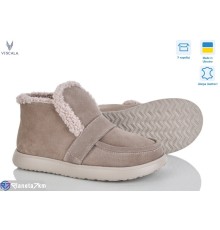 Черевики жіночі на зиму (6 пар р.36-41) бежевий  "Viscala"