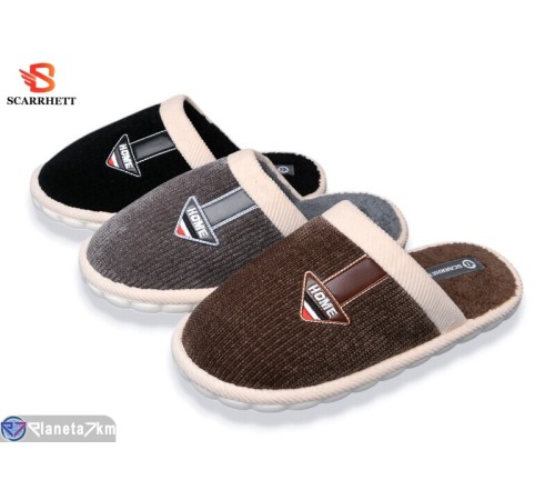 Тапки чоловічі на зиму (24 пар р.46-51) мікс  "SCARRHETT"