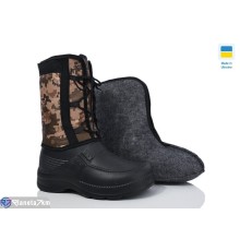 Чоловічі чоботи з піни на зиму (6 пар р.41-45) чорний  "LOTTOS"