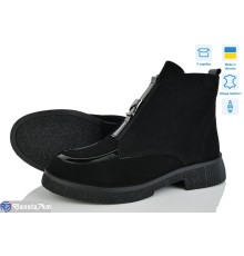 Черевики жіночі на весну/осінь (6 пар р.37-40) чорний  "Linda"