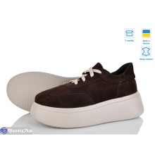 Кросівки жіночі на весну/осінь (6 пар р.37-40) коричневий  "Linda"