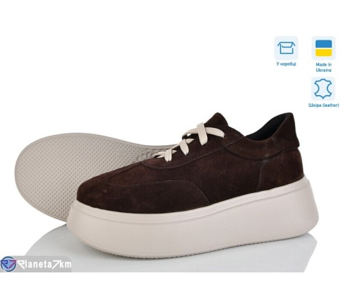 Кросівки жіночі на весну/осінь (6 пар р.37-40) коричневий  "Linda"