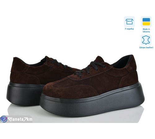 Кросівки жіночі на весну/осінь (6 пар р.37-40) коричневий  "Linda"