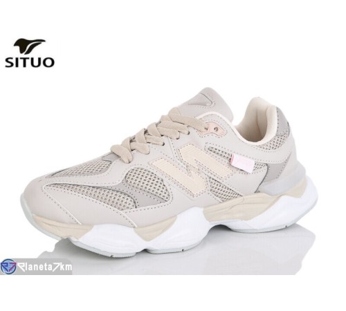 Кросівки жіночі на весну/осінь (8 пар р.36-41) бежевий  "Situo"