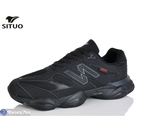 Кросівки чоловічі на весну/осінь (6 пар р.47-50) чорний  "Situo"