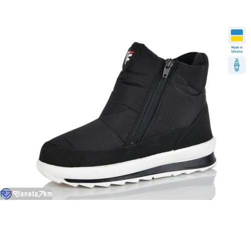 Черевики жіночі на зиму (8 пар р.36-41) чорний  "MURMUR"