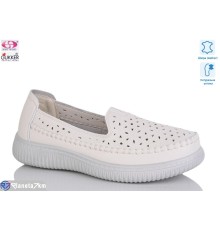 Мокасіни жіночі на літо (8 пар р.36-41) бежевий  "Gukkcr"